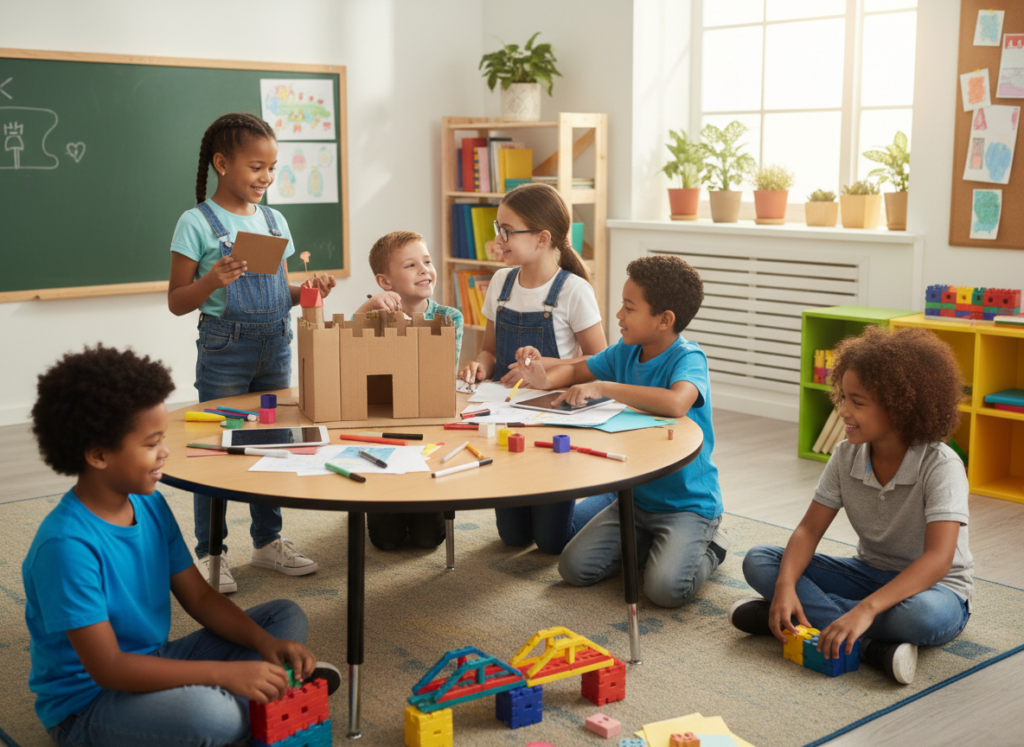 Foto zur Teamarbeit im Unterricht