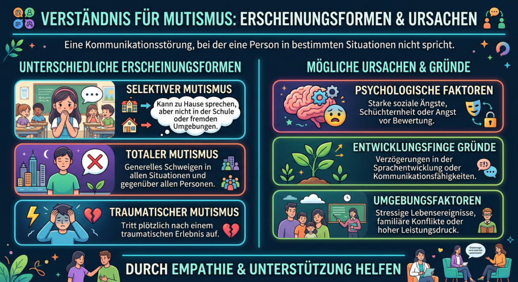 Bild mit möglichen Gründen und Erscheinungsformen