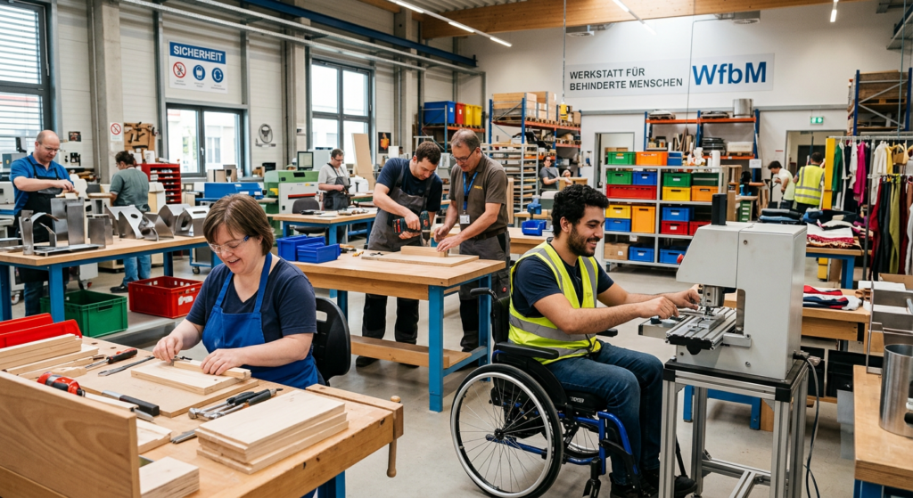 ein Beispielbild für eine Werkstatt für behinderte Menschen